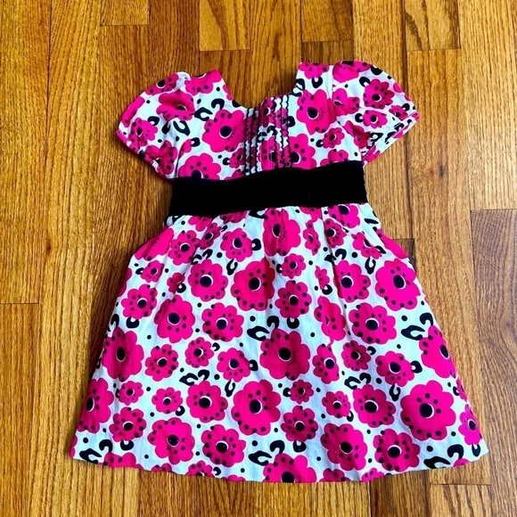 Hartstrings Baby 6-9 Month Floral Dress - Picture 1 of 3